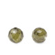 Cubic Zirconia beads 4mm Army green